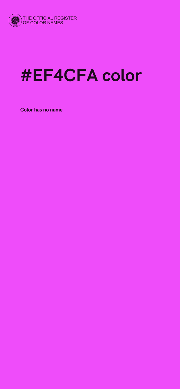 #EF4CFA color image