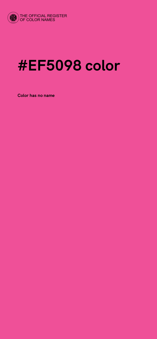 #EF5098 color image