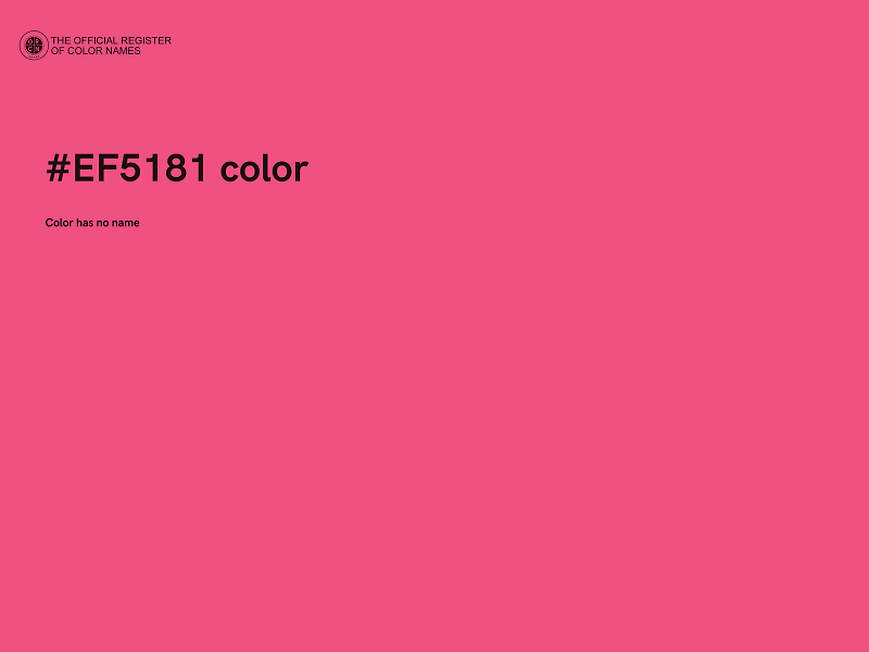 #EF5181 color image