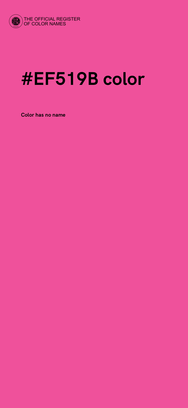 #EF519B color image