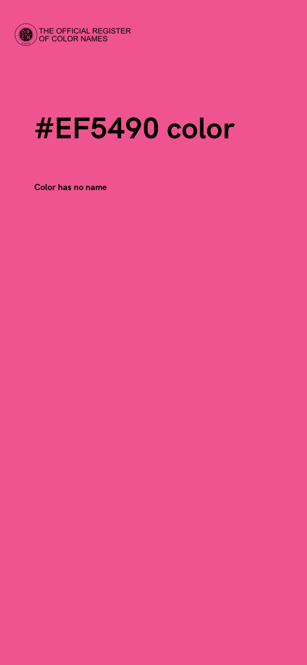 #EF5490 color image