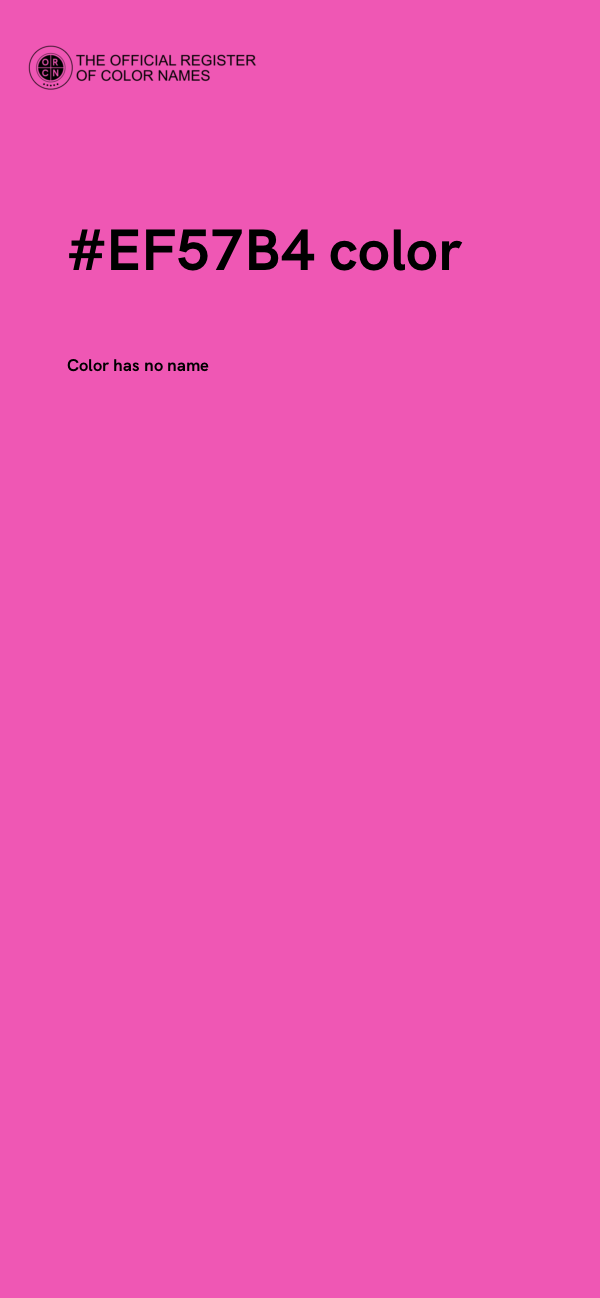 #EF57B4 color image