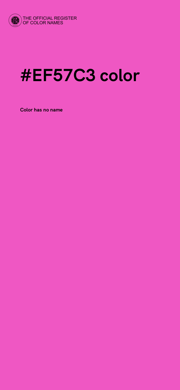 #EF57C3 color image