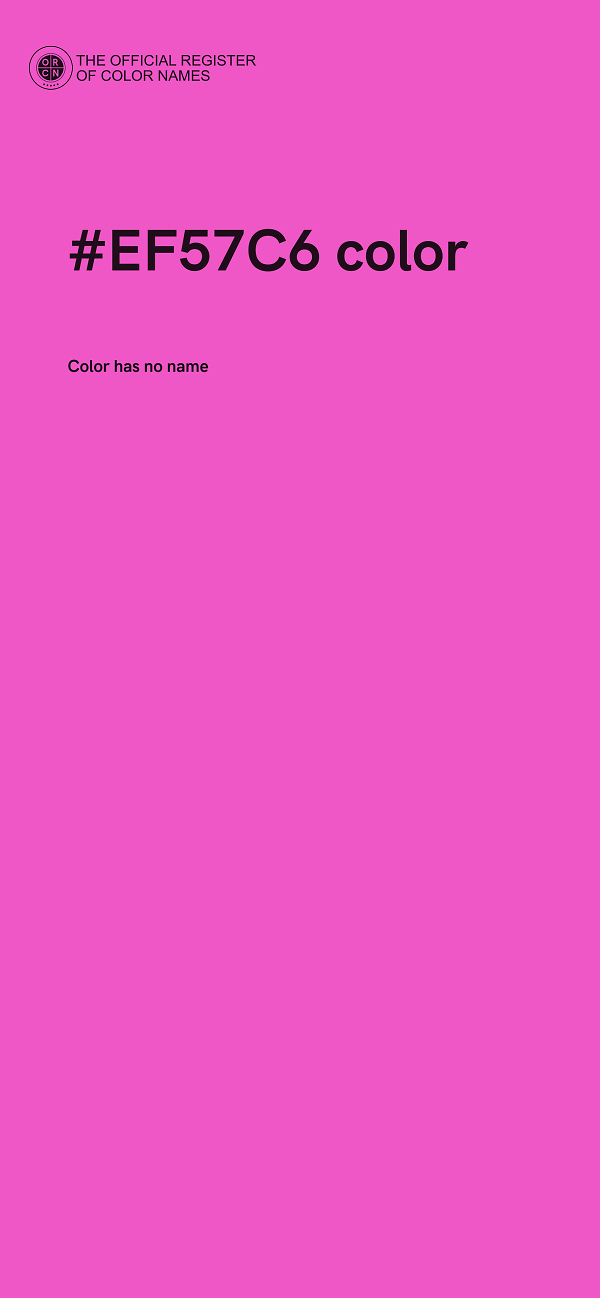 #EF57C6 color image