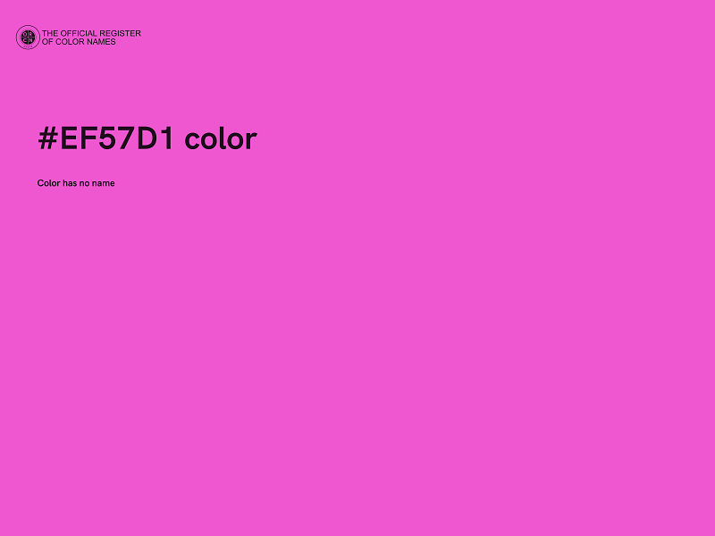 #EF57D1 color image