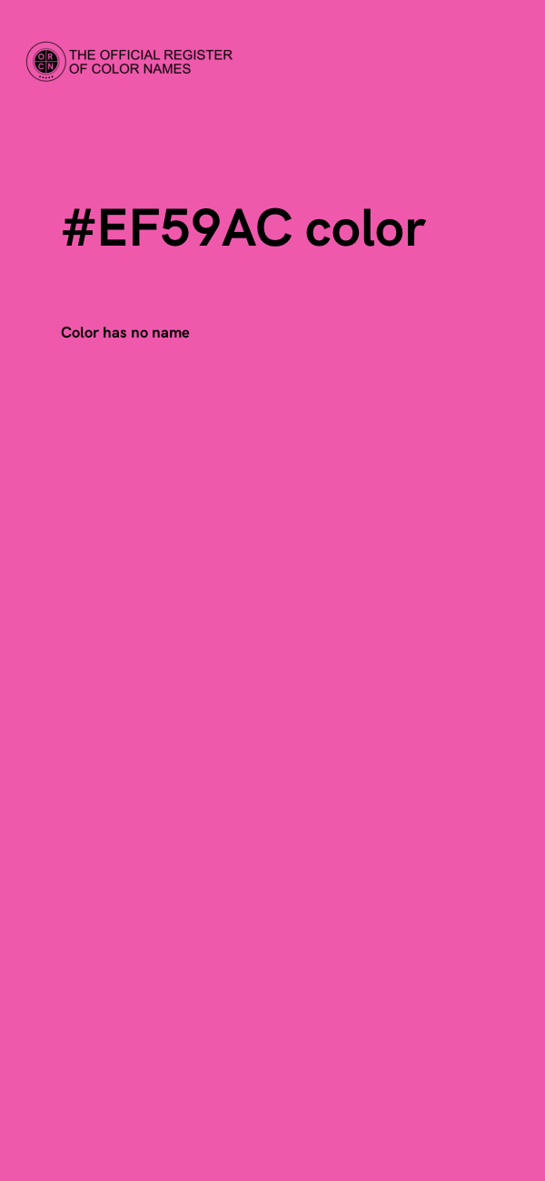 #EF59AC color image