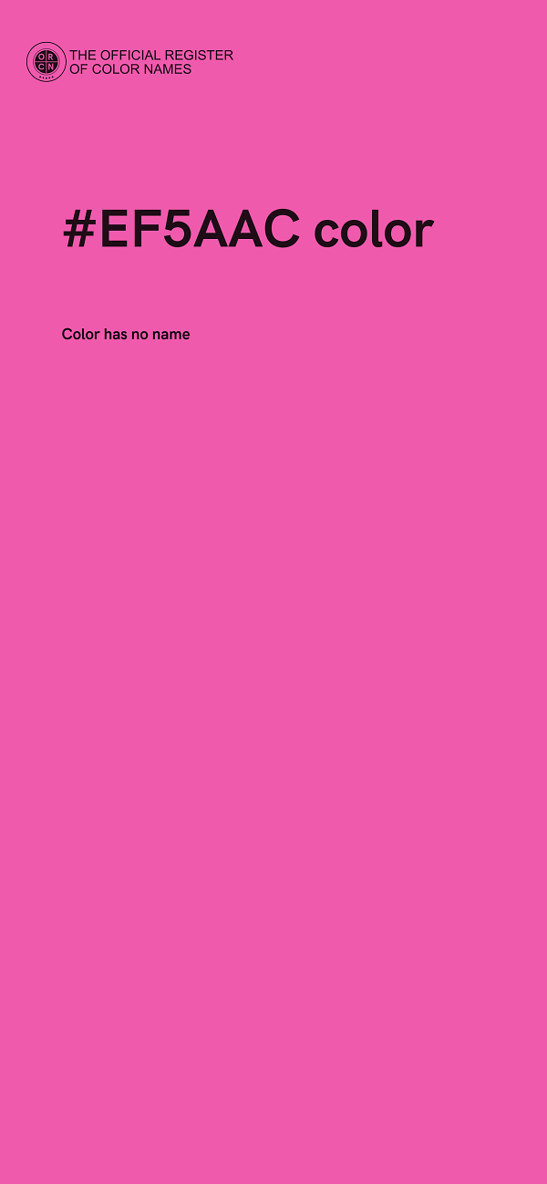 #EF5AAC color image