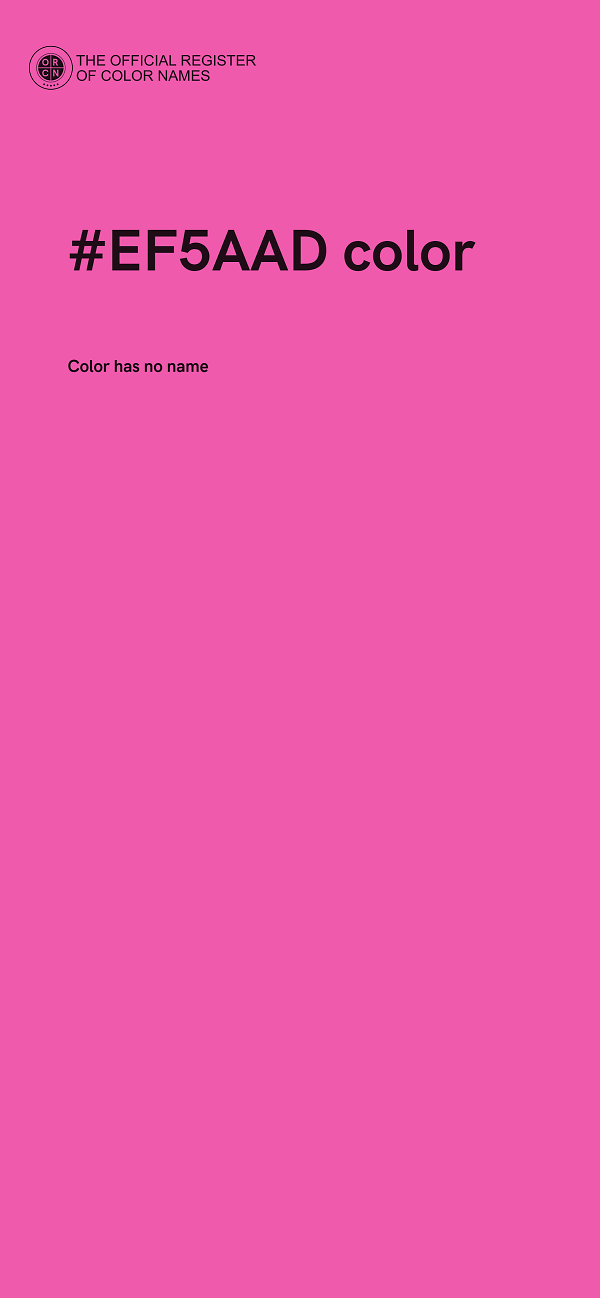 #EF5AAD color image