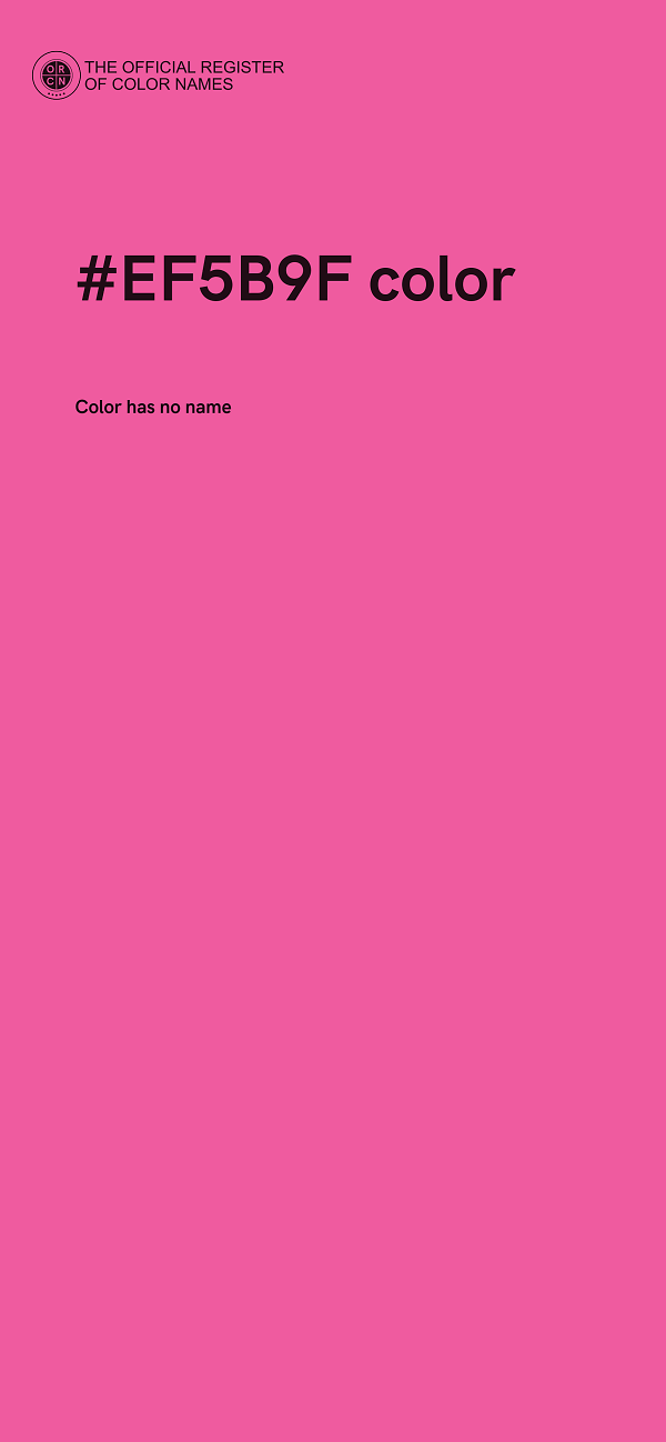 #EF5B9F color image