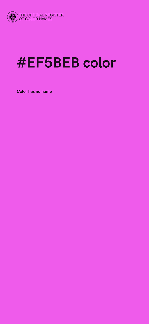 #EF5BEB color image