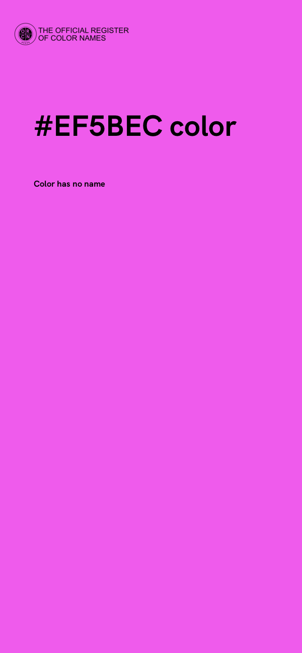#EF5BEC color image