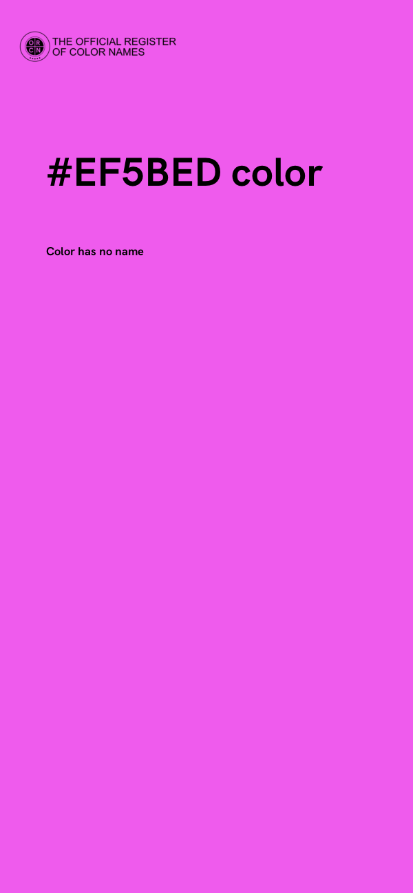 #EF5BED color image