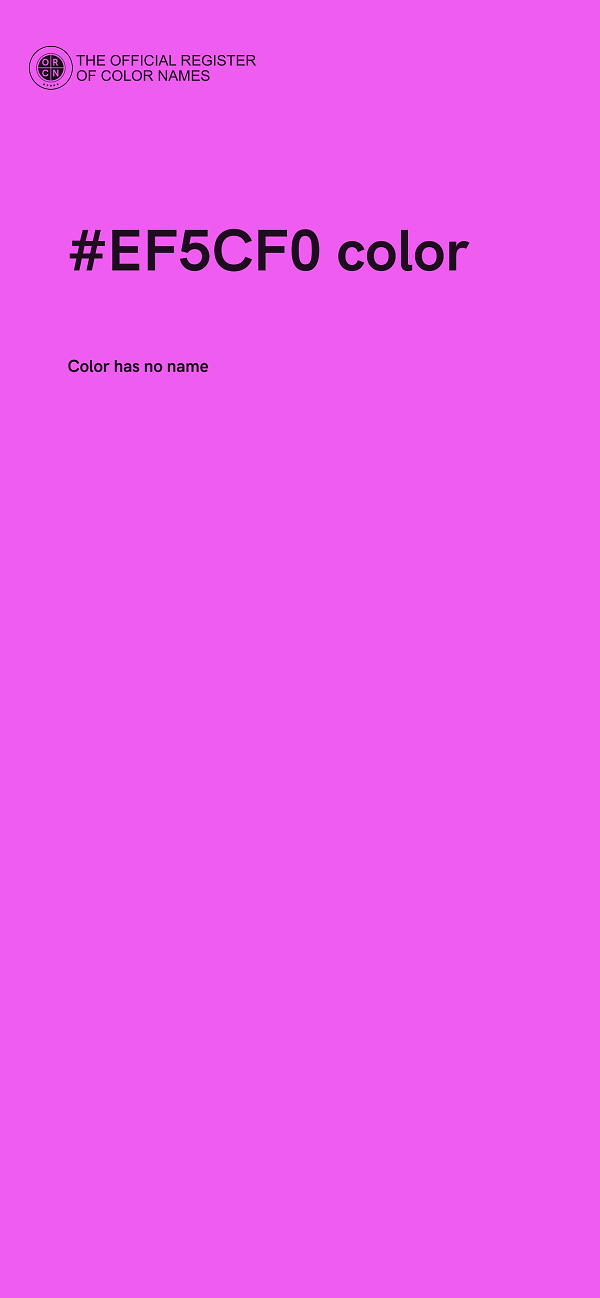 #EF5CF0 color image