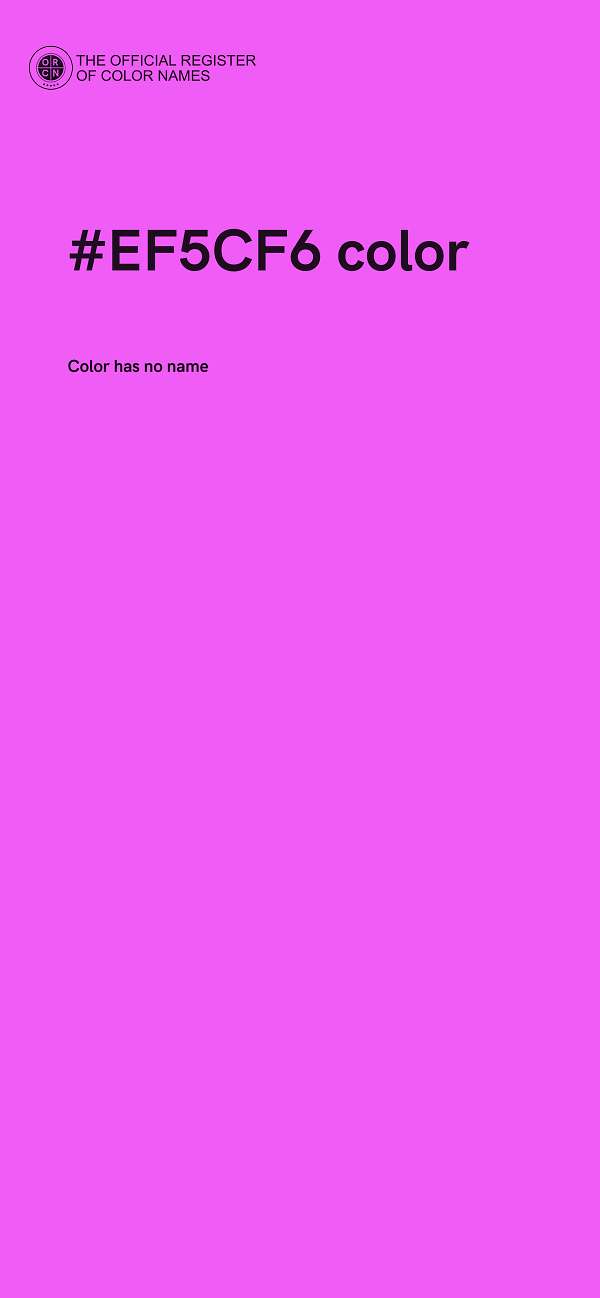 #EF5CF6 color image