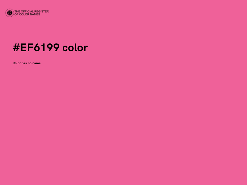 #EF6199 color image