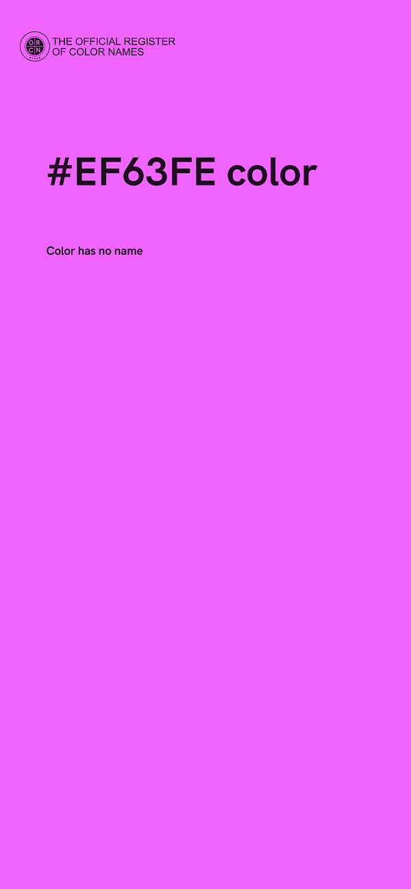#EF63FE color image