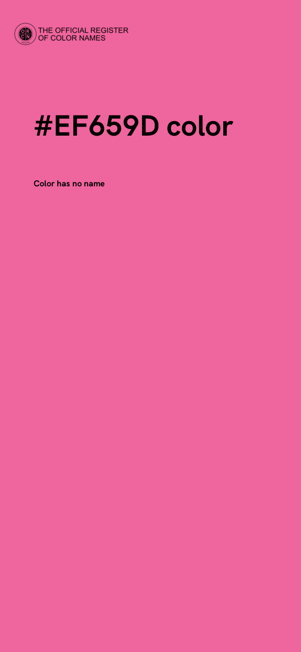 #EF659D color image