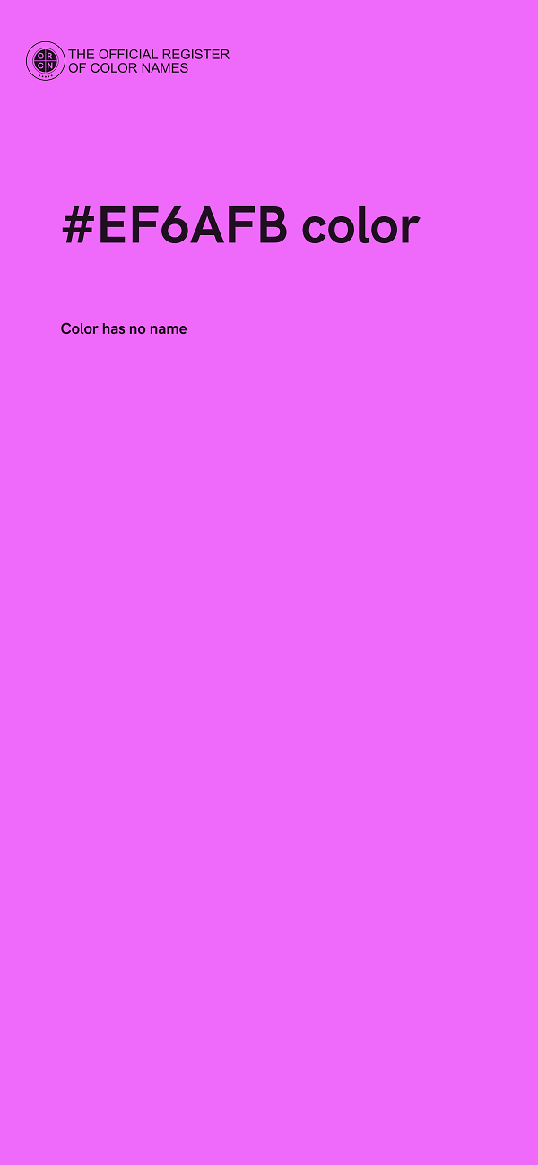 #EF6AFB color image