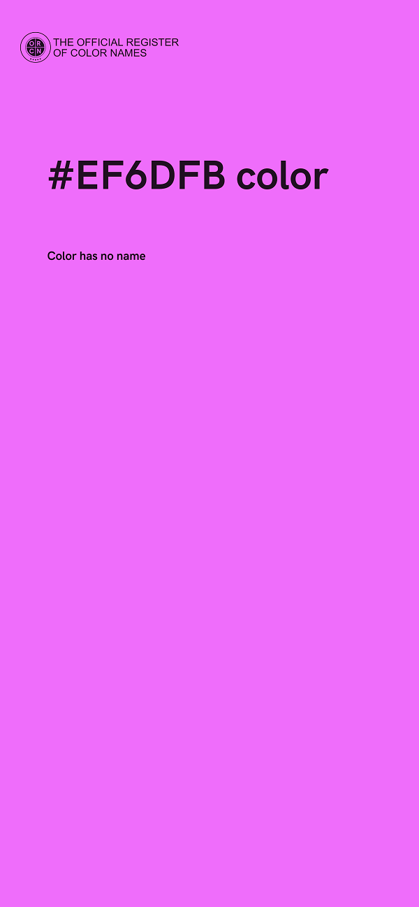 #EF6DFB color image