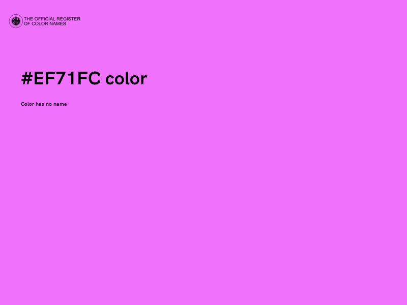 #EF71FC color image