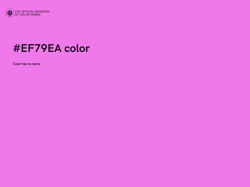 #EF79EA color image