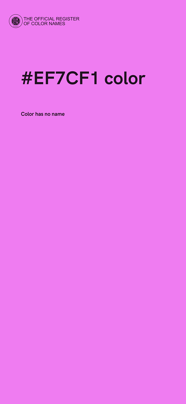 #EF7CF1 color image