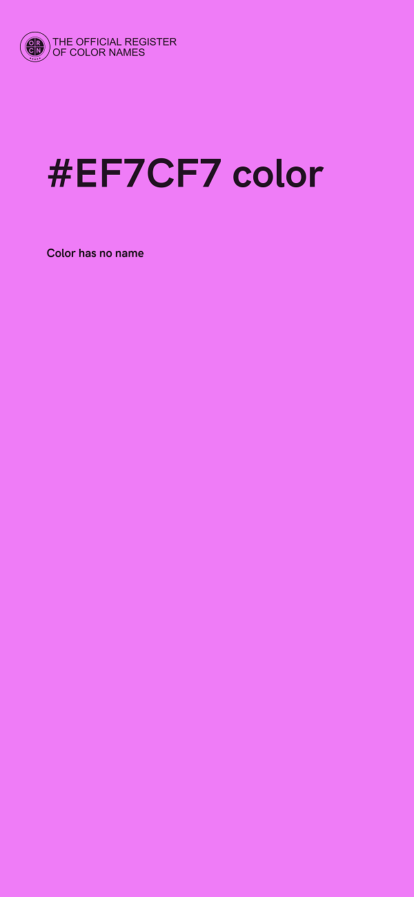 #EF7CF7 color image