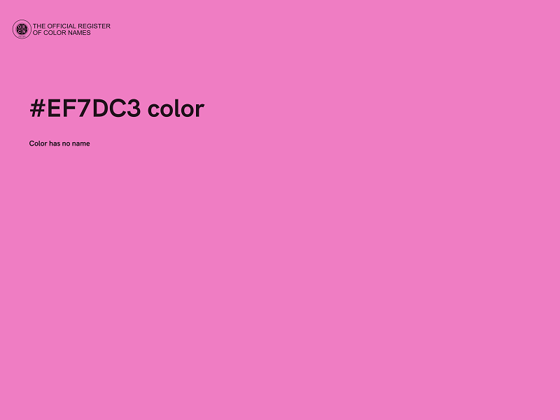 #EF7DC3 color image