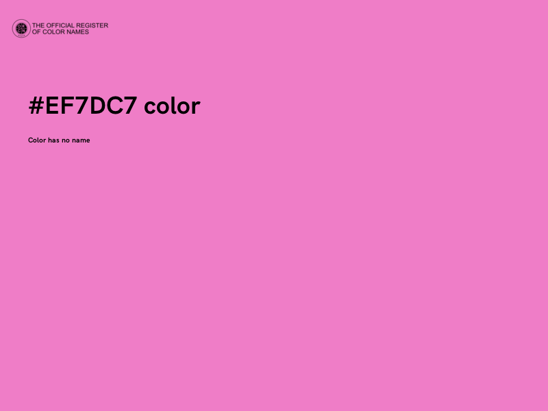 #EF7DC7 color image
