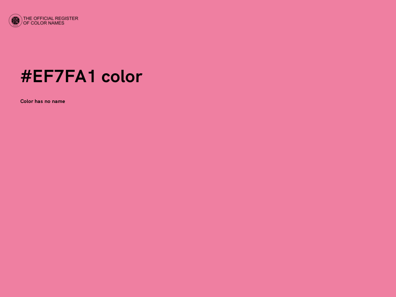 #EF7FA1 color image