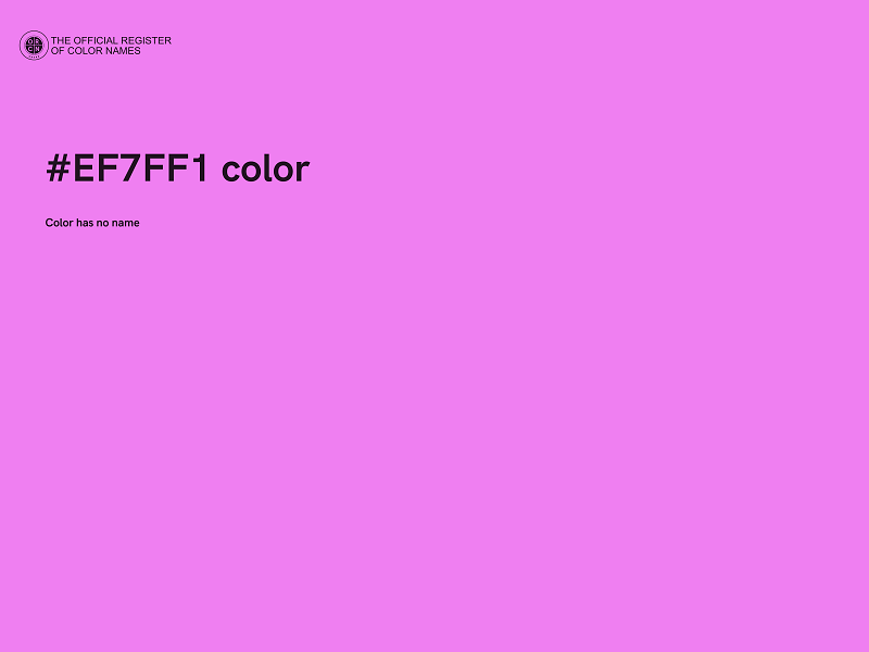 #EF7FF1 color image