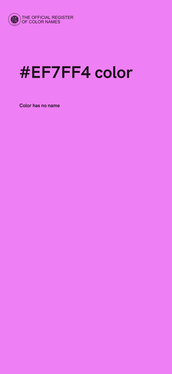 #EF7FF4 color image