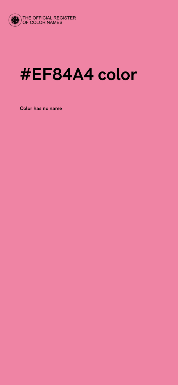 #EF84A4 color image