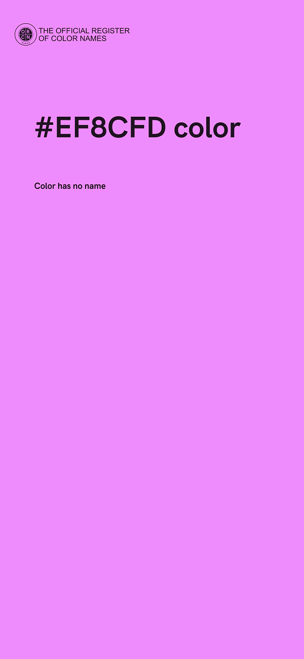 #EF8CFD color image