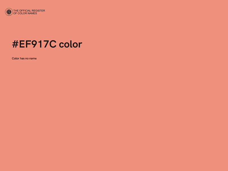 #EF917C color image