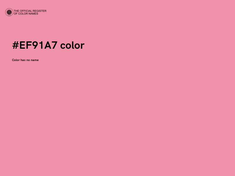 #EF91A7 color image