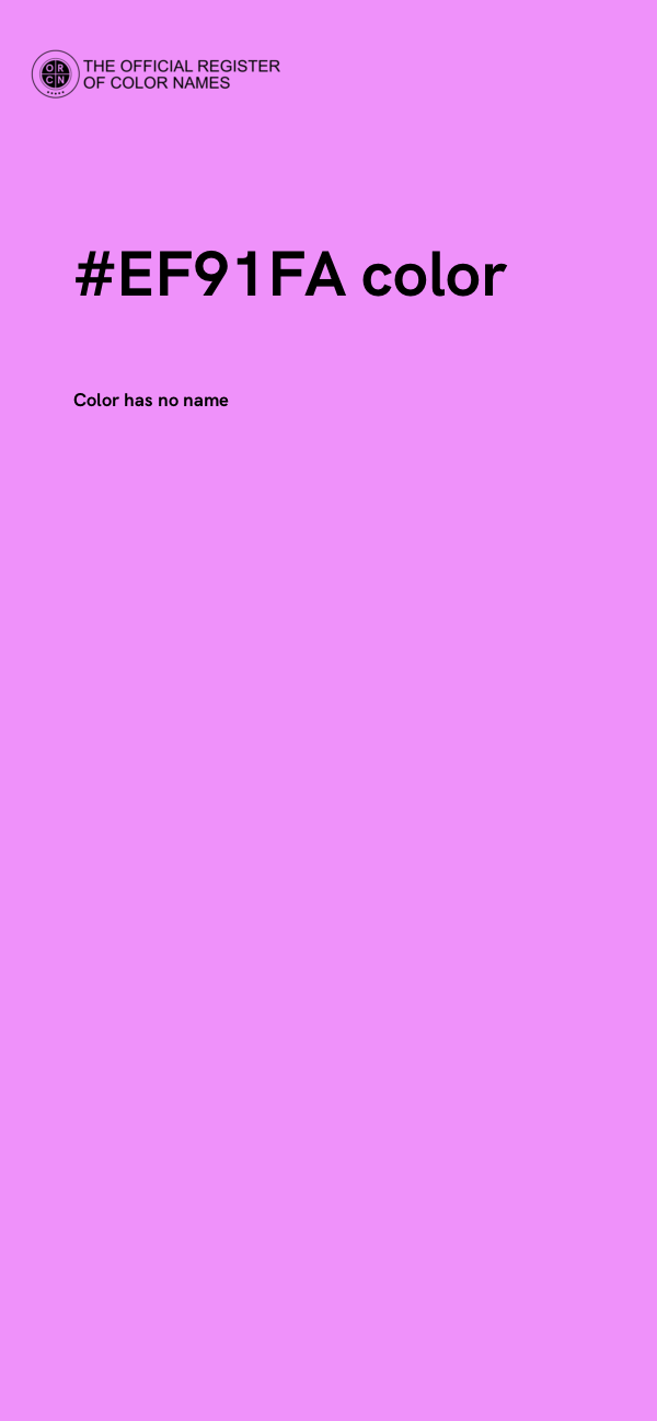 #EF91FA color image