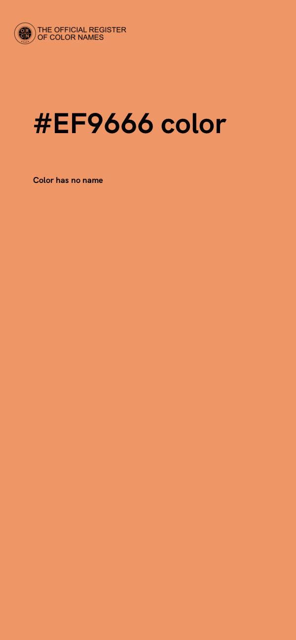 #EF9666 color image