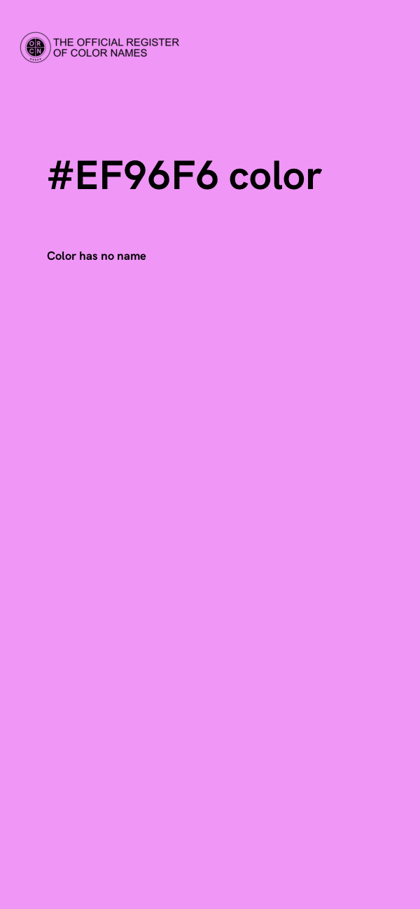 #EF96F6 color image