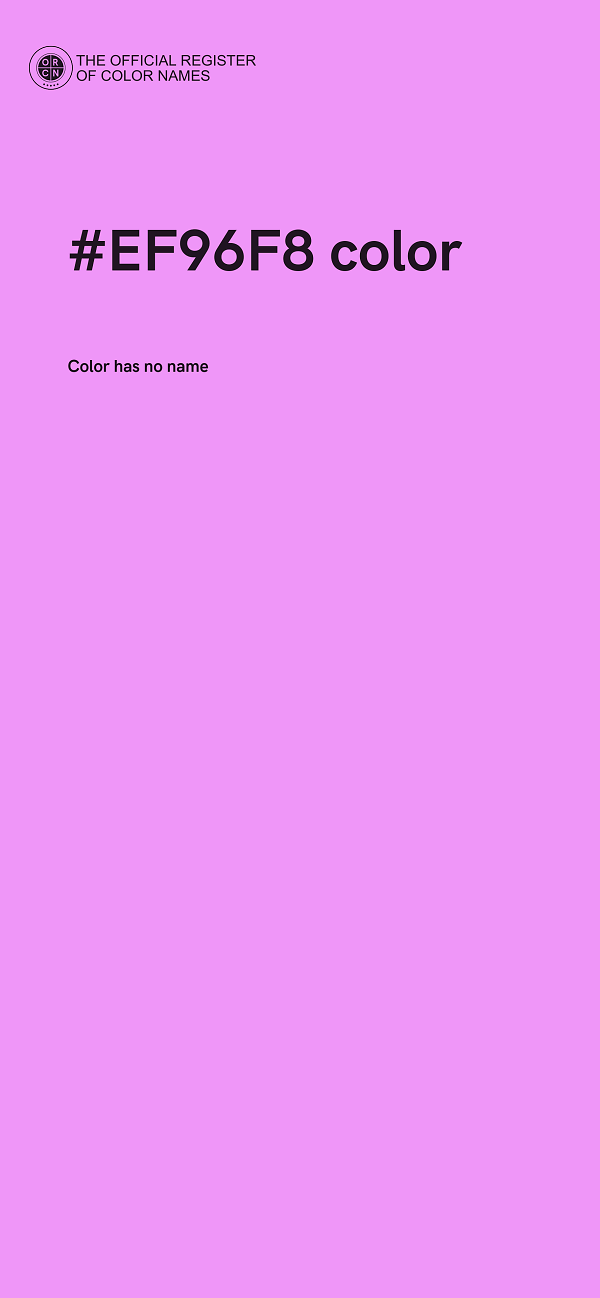 #EF96F8 color image