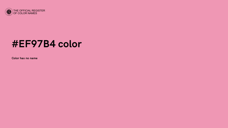 #EF97B4 color image