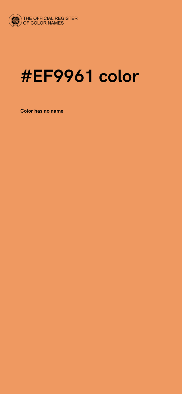 #EF9961 color image