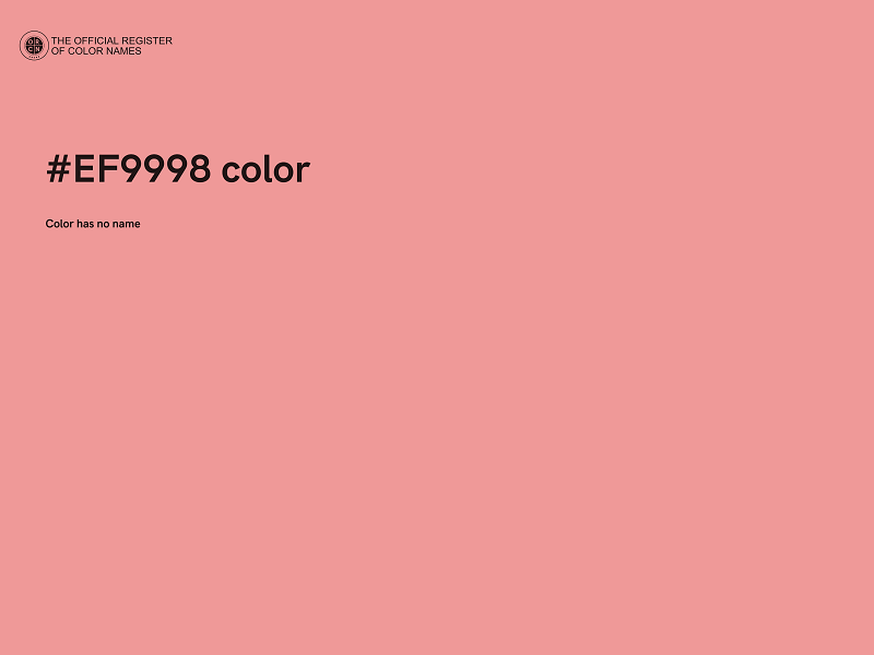 #EF9998 color image