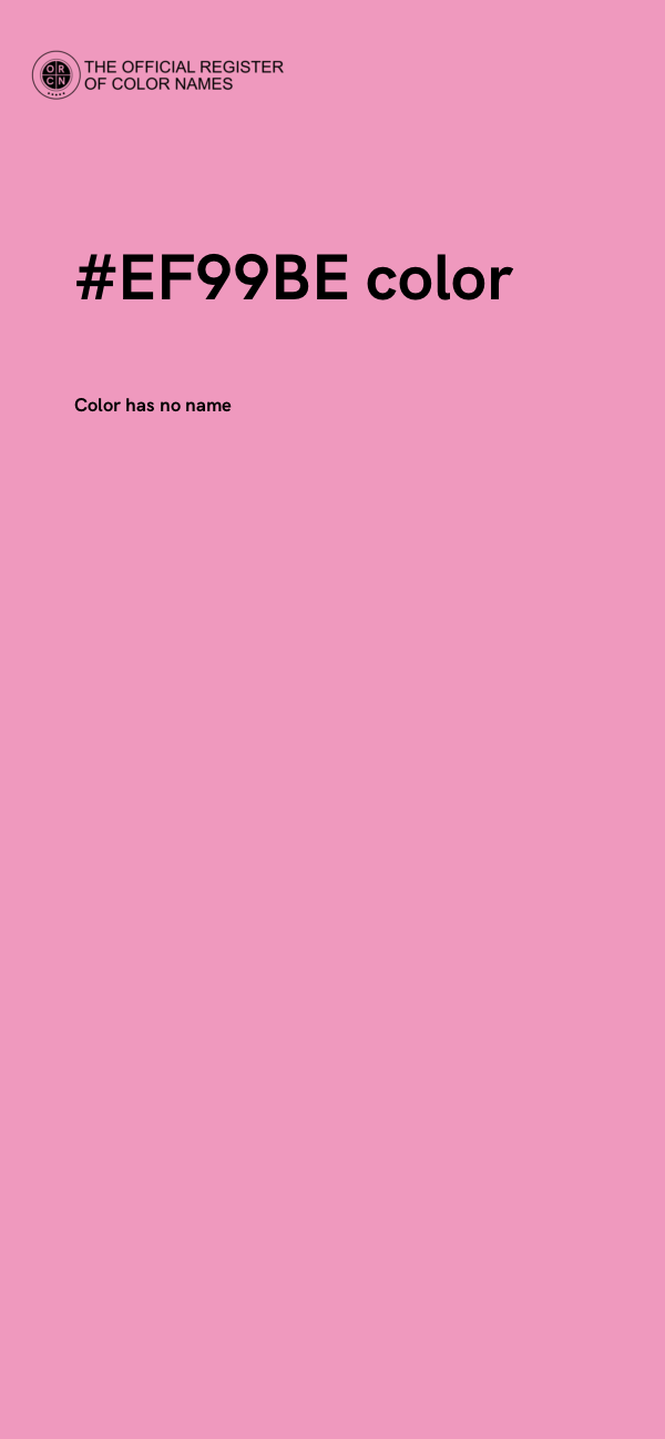 #EF99BE color image