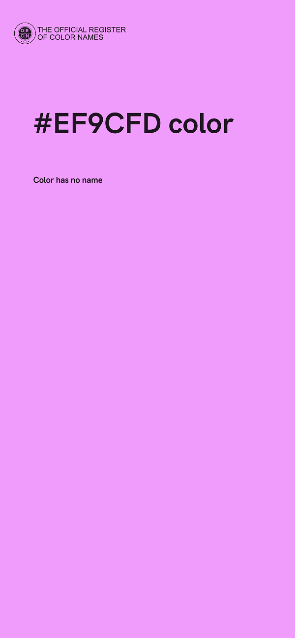 #EF9CFD color image