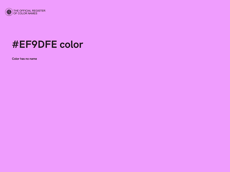 #EF9DFE color image