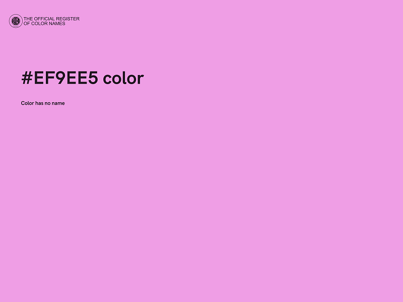 #EF9EE5 color image