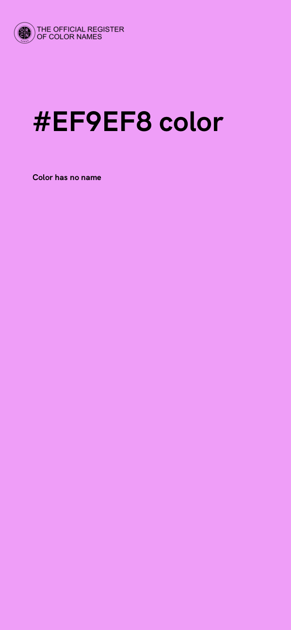 #EF9EF8 color image