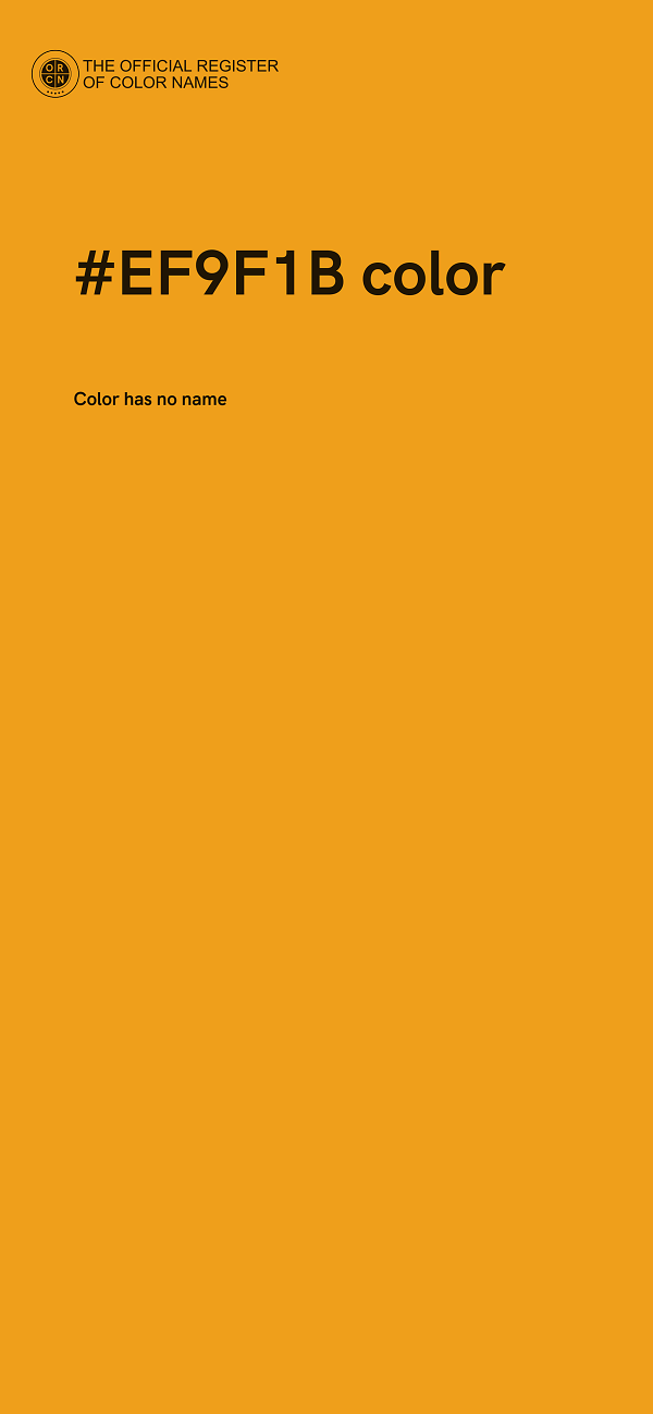 #EF9F1B color image