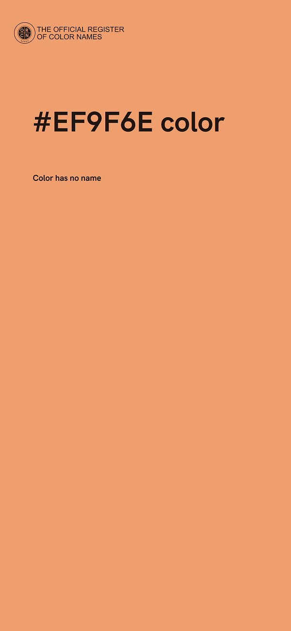 #EF9F6E color image